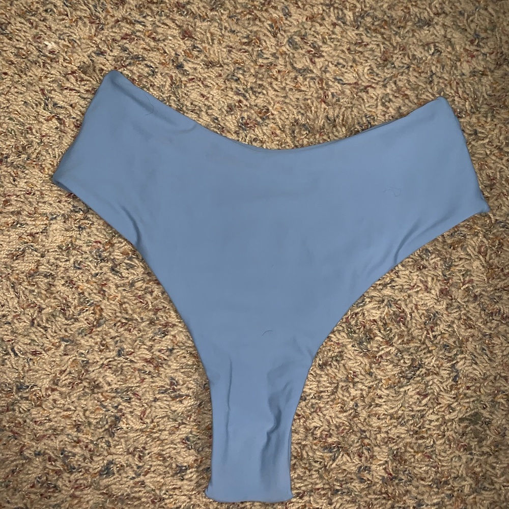 Zaful hi rise thong bikini bottoms